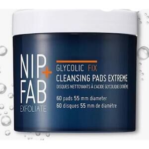 Nip Fab Exfoliate Glycolic Fix Cleansing Pads Extreme 60 pads BRAND NEW SEALED